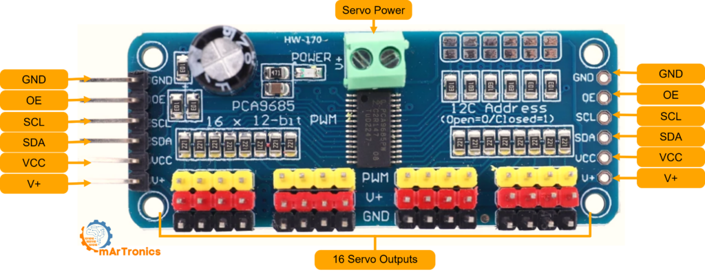 Arduino Servo Motor Control – Guide for SG90 & PCA9685