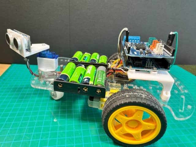 Read more about the article Building an Obstacle-Avoiding Robot Car with Arduino, L293D Motor Shield, Servo Motor, and Ultrasonic Sensor