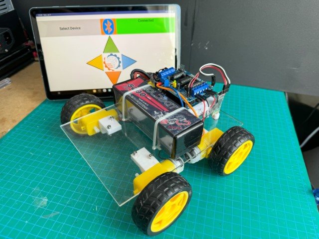 Read more about the article Building a Bluetooth-Controlled Robot Car with Arduino, HC-05, and Adafruit Motor Shield