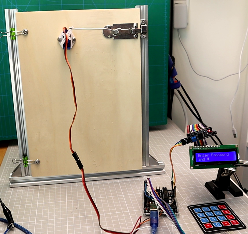Read more about the article محمي: Arduino Password Door Lock with Keypad and LCD