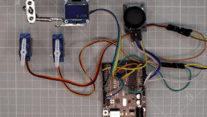 Read more about the article Control a Servo Motor with Joystick and OLED Display — Arduino Tutorial