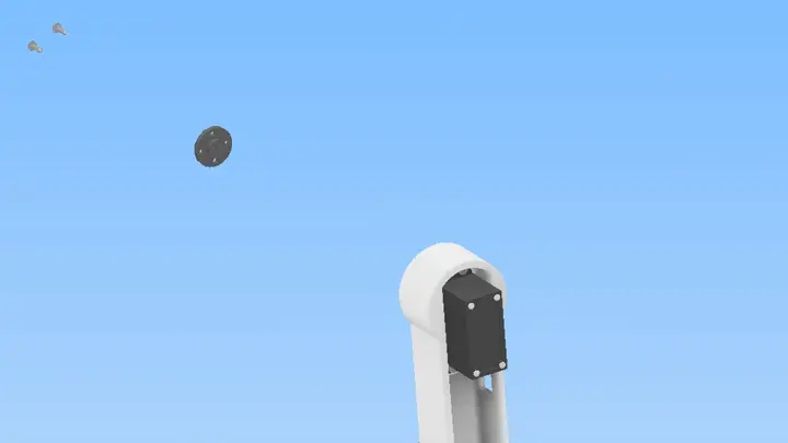 Step 9: Attaching servo horn to arm_link_2