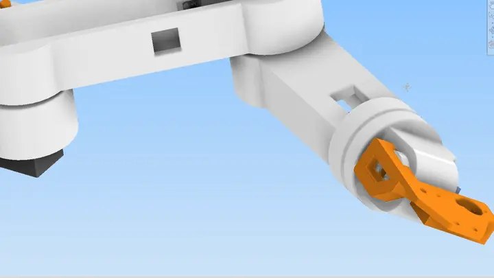 Step 17: Mounting gripper servo