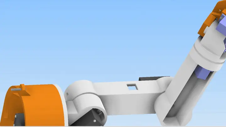 Step 18: Attaching servo horn to gripper gear