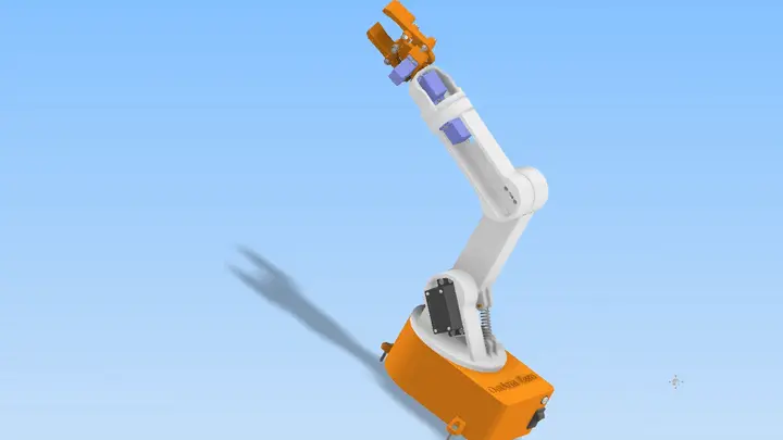 Step 21: Fully assembled OmArm Zero