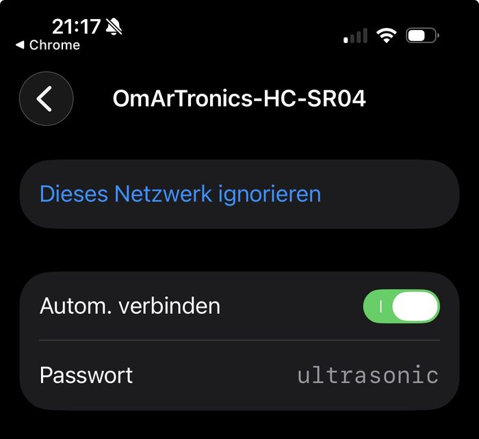 Joining the ESP32's own access point