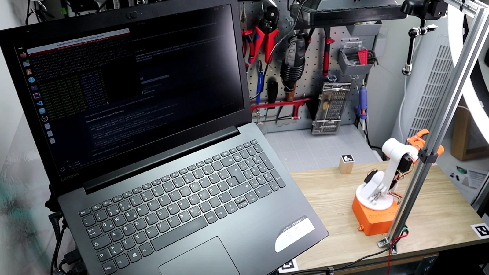 Terminal output from launch