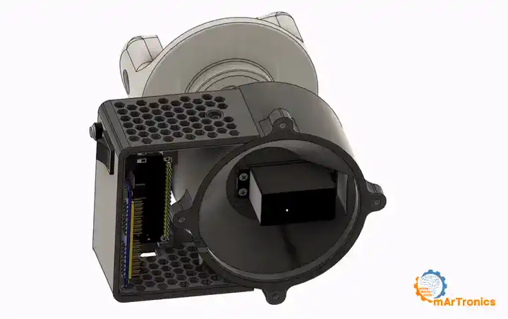 Animation of the 6806ZZ pressing into the platform hub and the 51110 thrust bearing going in underneath
