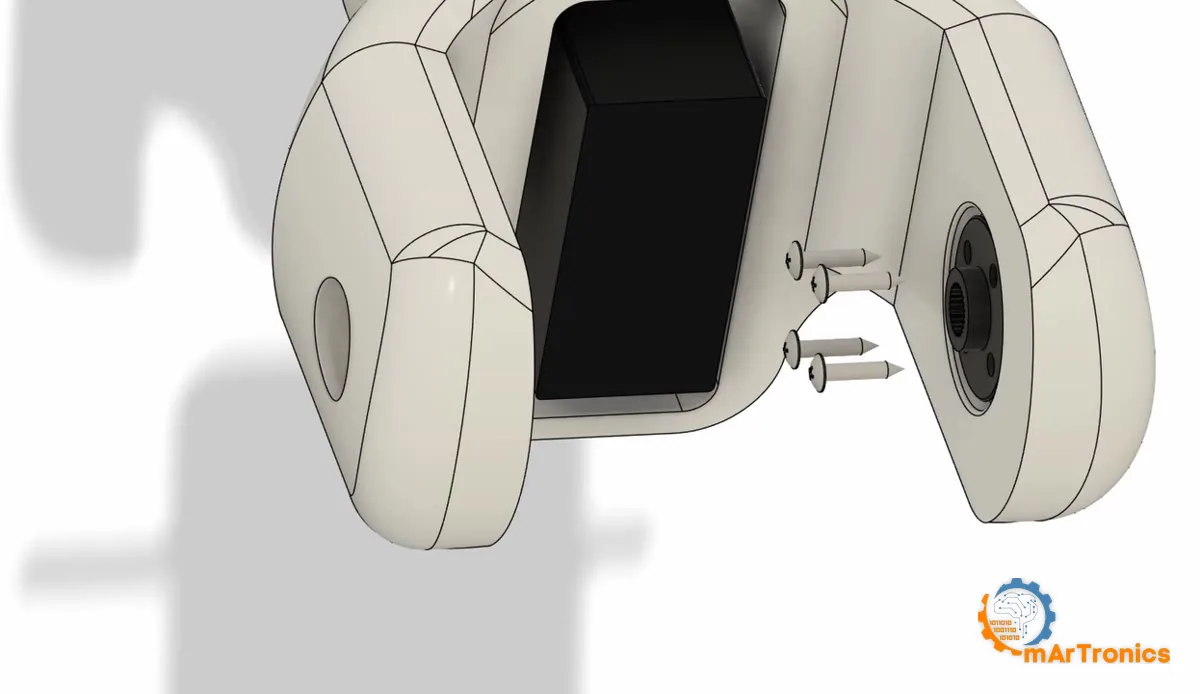 The next segment screwed onto the horn